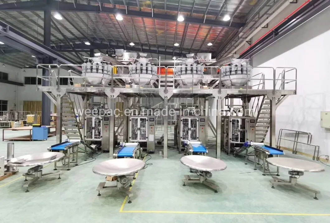 Automatic Conveying Filling Granule Packaging Machine Packaging System Factory